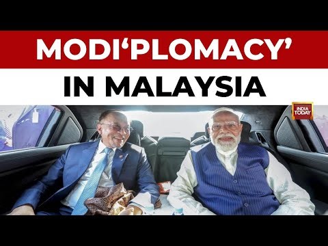 PM Modi Gets Warm Welcome In Malaysia, Hails Cultural Connect | Shares Car Ride With Malaysian PM