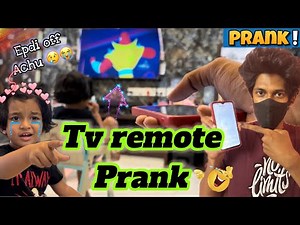 Tv remote prank 😂|saanu cant find how tv was paused😂|😡angry mode#saanvikashree