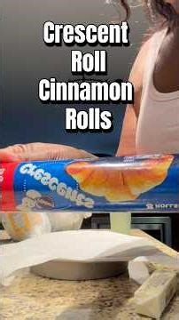 Cinnamon roll crescent anyone? Very easy recipe! #baking #dessertideas #cinnamonrolls #momlife