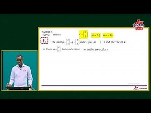 Revision Show - Core Mathematics - Vectors