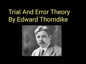 Trial And Error Theory by Edward Thorndike #father of educational psychology#htet#ctet #dsssb #kvs