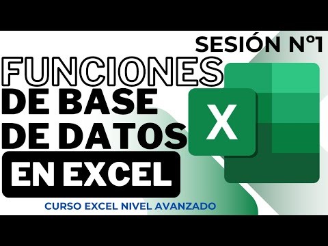 Sesión 1: Funciones de Base de Datos - Curso Excel Avanzado