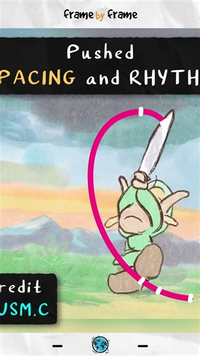 Pushing the Contrast in your Spacing | Animation Analysis #agorastudio #framebyframe #zelda