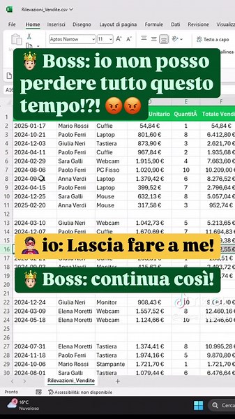 Impara le Funzionalità Essenziali di Excel