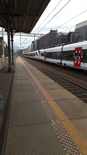 Wjazd Duetu 31Web SKM S1 relacji Wejherowo - Gdańsk Śródmieście