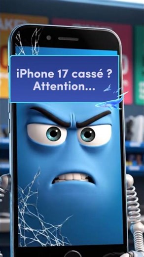 iPhone 17 cassé ?Attention…#iphone17 #vieprivee #securite #iPhone #Android
