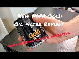 New Napa Gold 7356 oil filter review