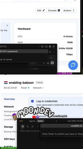 this clip shows connecting to a remote server from a code editor opening a folder entering and savin