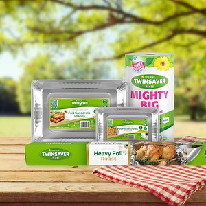 Who wants to wash dishes on holiday? Use Twinsaver’s disposable foil containers & roller towel for a no mess & no fuss solution. | Twinsaver