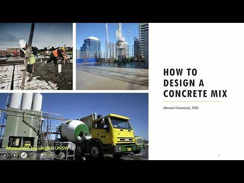 How to design normal concrete mix