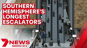 12K views · 134 reactions | Sydney's Central Station now boasts the Southern Hemisphere's longest escalators, part of a billion dollar upgrade for the city's transport hub. They stretch for 45 metres, linking existing platforms to Central's new underground Metro station. 7NEWS at 6pm. More local news: 7news.com.au/news/Sydney #SydneyMetro #SydneyTrains #7NEWS | 7NEWS Sydney | Facebook