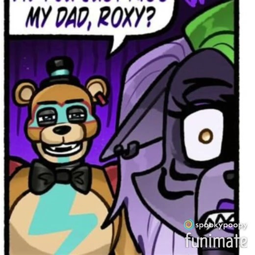 Roxy kisses Classic Freddy, FNAF Comic Dub.