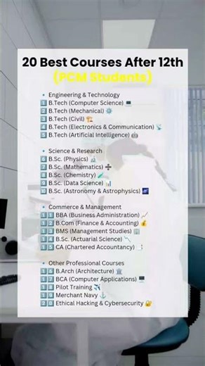 20 Best courses After 12th For PCM Students#developer#codingforbeginners #coding #code #stumbleguys