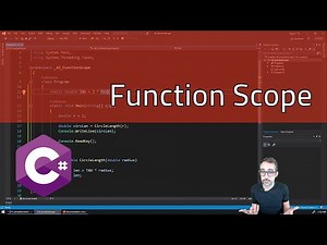 8.5 Function Scoping - Learning C#