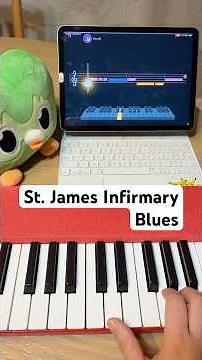 Play St. James Infirmary Blues on Duolingo with Loog Piano #easypiano #duolingo #pianotutorial