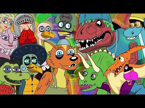 Willy's Wonderland vs The Dino Dudes (Parody Horror Animation) | Animatronic Island (#2)