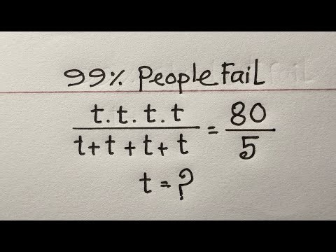 Germany | Can you solve? | A tricky olympiad Mathematical problem solution |