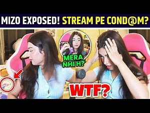 WTF🤯 Mizo Exposed LIVE – Cond0m Caught on Stream? Fans Shocked 😳
