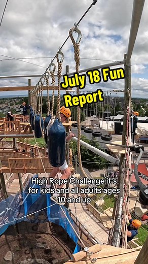Are you up for the Skywalk Challenge? 🌤️ Come out to stay & play on our newest attraction this summer! 🧗‍♀️ #BlueMountain #BlueMountainResort #SummerAdventure #DiscoverOntario #SummerTrip #SummerStay #PlayAllDay #FunForTheFam #FamilyFun #SummersHere #OutdoorPlay #OutdoorFun #OntarioStay #TravelOntario #FunForKids #SummerFun #HighRopes #HighRopesCourse #ColumbiaSportswear @Columbia Sportswear @GoPro #GoPro