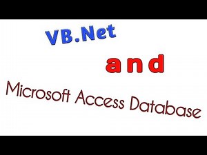 Vb.net and Access Database|connect, insert, update and delete operation in hindi