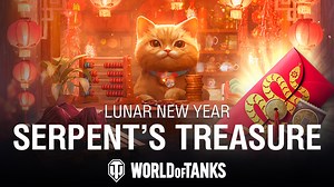 6.5K views · 128 reactions | Happy Lunar New Year, tankers!  The serpent's power is getting unleashed! The snake is about to bring you treasures and surprises like never before! Follow the wise cat’s guidance, unlock the great snake’s 14 sections, and earn Red Envelopes packed with gold and other goodies. All this just in your hangar! Embark on this epic adventuressssss! | World of Tanks | Facebook