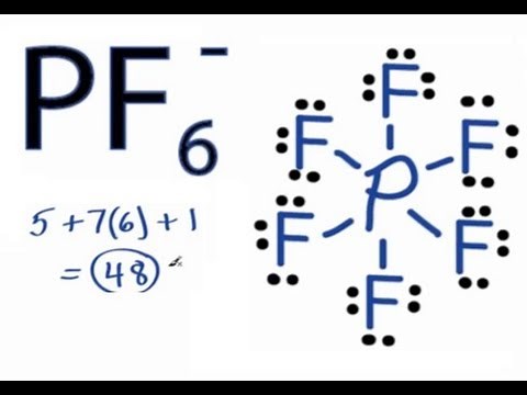PF6 Lewis Structure: How to Draw the Lewis Structure for Hexafluorophosphate