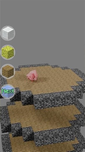 Minecraft Pig vs Layers | Blender Physics Simulation | #shorts