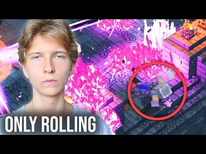 Beating Minecraft Dungeons While Only Rolling to Move...