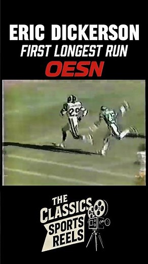 ERIC DICKERSON | My First Longest Touchdown Run Against Jets