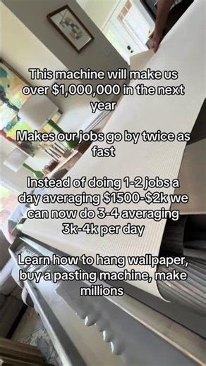 Pasting machine the wallpaper meta fr #bluecollarbillionaire #homeservicebusiness #10kmonth