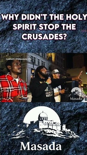 Why didn't the Holy Spirit stop the crusades
