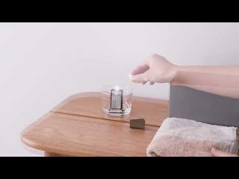 【アンジェ別注】 水だけで光るLEDライト／AQUMOCANDLE アクモキャンドル