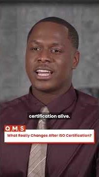 What Really Changes After ISO Certification? #shorts
