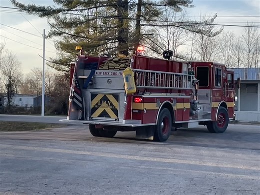 Lily fire and rescues engine 5121 backing into station to get fuel #viral #fyp