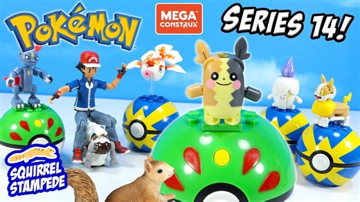 Pokemon Mega Construx Series 14 Morpeko Yamper Wooloo Review