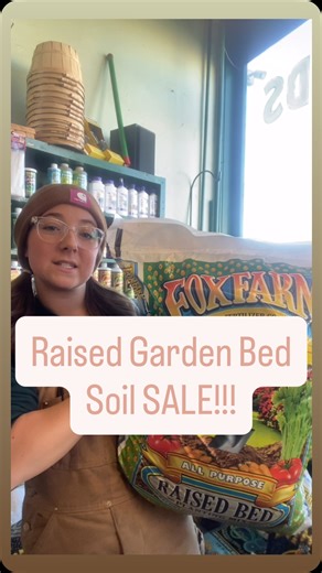 Save yourself time and money this spring! Fill your raised beds with Fox Farm Raised Bed Soil, which is on SALE now! 🌸 Orginially $13.99, now $10.99 or $9.99 for 20 bags# Earthworm castings, bat guano, and peat moss all mixed in already! Natural fertilizers at a great price! #foxfarm #foxfarmsoil #raisedbedgardening #containergardening | deBuhr"s Feed and Seed