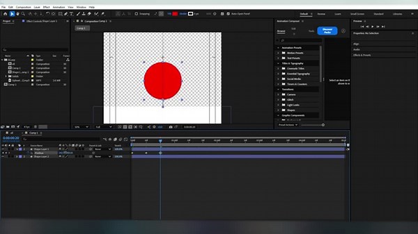 Squash and stretch Animation ( TUTORIAL ) After effects