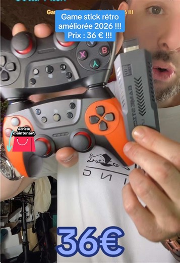 Game Stick Rétro X2 Pro : 40 000 Jeux