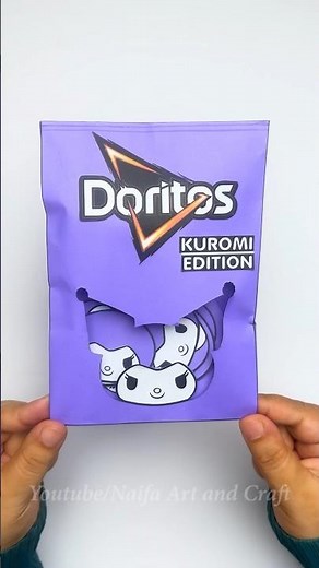 DIY Doritos Kuromi Chip Bag Ideas! #youtubeshorts #kuromi #doritos