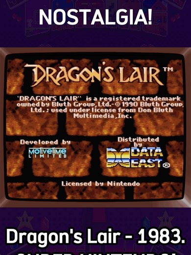 Dragon's Lair - SNES!