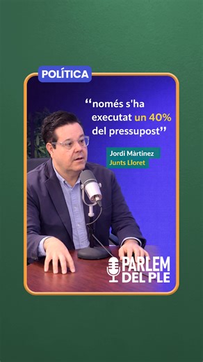 Extracte de la darrera entrevista amb @jordimartinez7 i portaveu de @juntslloret realitzada al plató del Centre Modern amb motiu del darrer ple de febrer de l'Ajuntament de Lloret de Mar. Podreu veure tota l'entrevista realitzada per @marclinas al seu programa Parlem del Ple al nostre perfil de YouTube de Fitel Televisión