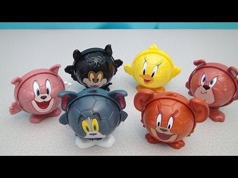 TOM AND JERRY 2014 BURGER KING MEAL SET COLLECTION VIDEO REVIEW