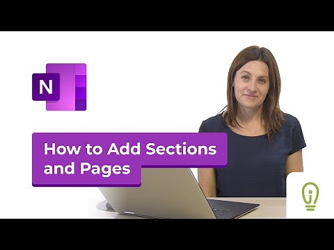 Microsoft Office 365 OneNote - Adding Sections and Pages