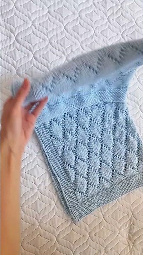 Baby Blanket v123 Knitting Pattern | Preview | Vitalina