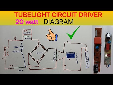20 watt led tube light circuit driver diagram | rc driver circuit