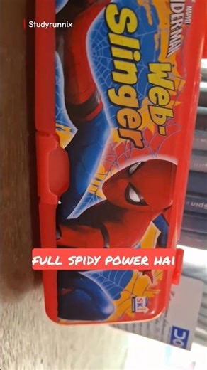 Spider Man Pencil Box 🕷️ | Web Slinger Pencil Case | Best for School Students🔥#youtubeshorts #shorts