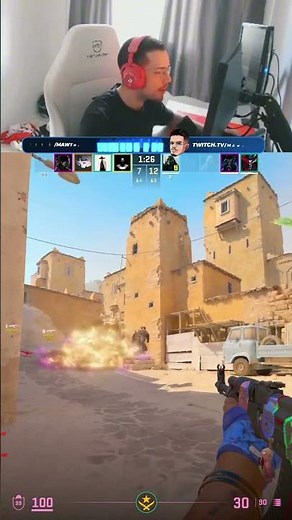 como fechar o game em 2 segundos😎✌️#cs2 #counterstrike #highlights #proplayer #major #furia #pain
