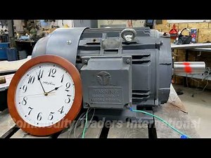 Techtop 25 HP Electric Motor Test