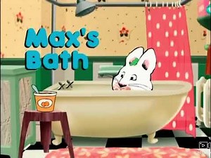 Max and Ruby Max’s Bath Title Card 🛁 💦 🚿