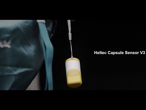 Heltec Capsule Sensor V3. A Portable LoRa/LoRaWAN Node device compatible with #Meshtastic